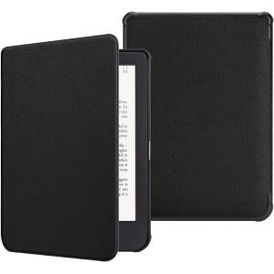 Etui Pour Kobo Clara Hd - Housse De Protection Mince L&eacute;ger Coque Fermeture Magn&eacute;tique Fonction R&eacute;veil/Sommeil Automatique Pour Kobo Clara Hd Liseuse Ebook 6 Pouces 2018, Noir - Occasion