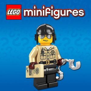 LEGO Minifigures 8684 Série 2 - Agent de Circulation/Motard/Traffic Cop - Occasion