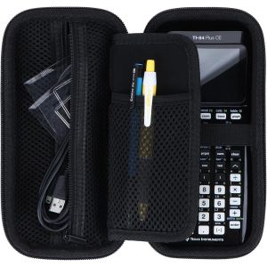 KALANKA-Dur &Eacute;tui de Protection Compatible avec Texas Instruments TI-83 Premium CE/TI 82/TI-NSPIRE CX II-T/TI-30 ECO RS/TI-84 Plus CE-T/TI-Nspire CX Cas Calculatrice Graphique - Occasion