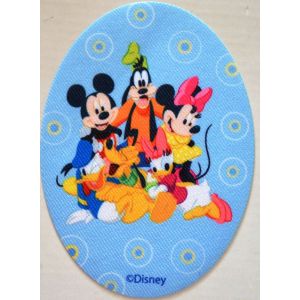 Mickey Minnie Dingo Pluto Donald Et Daisy Ecusson Patch Thermocollant OvaleDisney 2022ja - Occasion
