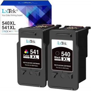 Remanufactured Cartouche D'Encre Remplacement Pour Canon 540Xl 541Xl Pg-540 Cl-541 Xl Pour Pixma Mx475 Mx535 Ts5150 Ts5151 Mg2250 Mg3150 Mg3550 Mg3600 Mg3650 Mg4250 (Noir Couleur[TOU710560] - Occasion