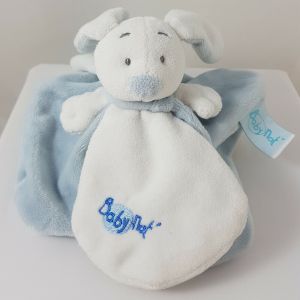 Doudou Lapin Babynat Bleu Écharpe Douceur - Occasion