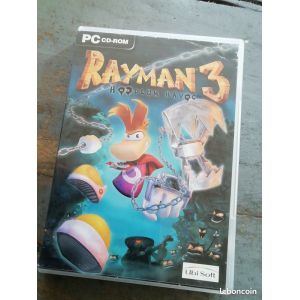 Jeu rayman 3 hoodlum havoc pc cd-rom en allemand 2 cd - Occasion