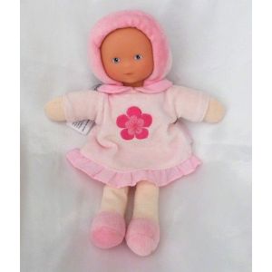 Doudou Poup&eacute;e Robe Rose Fleur Rose Corolle 2012 - Occasion