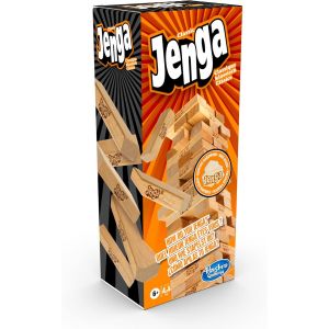 Hasbro Gaming Jenga, Jeu De Société En Bois, Jeu De Voyage Pour Enfant Et Familles, Version Française, Idées Cadeaux D'anniversaire, À Partir De 6 Ans[Z939] - Occasion