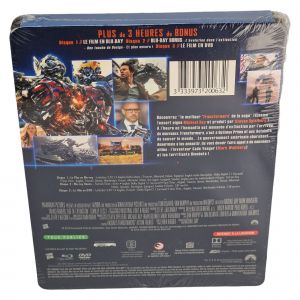 Transformers 4 -L'âge De L'extinction Blu-Ray + Dvd Steelbook 2014 Fnac Zone B - Occasion