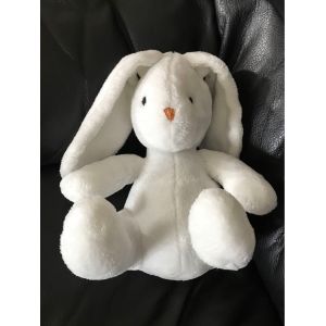 Peluche Lapin AssisDpam Du Pareil Au Même Doudou Peluche Blanche 20-35cm - Occasion