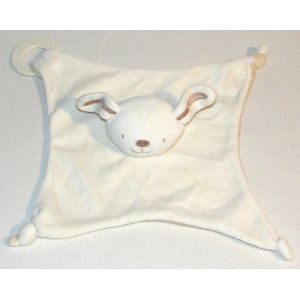 doudou chien lapin cr&egrave;me vertbaudet - Occasion
