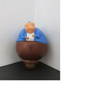 Figurine Toupie Pig Cochon Boulard - Chicken Little - Disney - Mcdonald 's - 2005 - Occasion