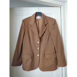 Veste Antonelle Cachemire Et Laine T 38 Camel - Occasion