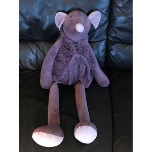 Doudou Peluche Souris Violette 65 Cm Quax - Occasion