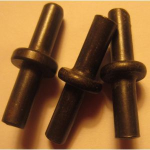 3 Taquets Acier suspension &eacute;tag&egrave;re Ikea 3,3cm (15mm de chaque cot&eacute;) diam&egrave;tre 6mm - Occasion