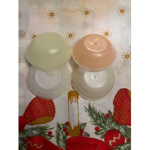Lot De 4 Ramequins Vintage Tupperware - Occasion