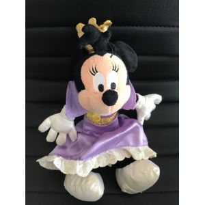 Poupée Peluche Minnie Princesse Violet Fleur Disney 27 Cm - Occasion