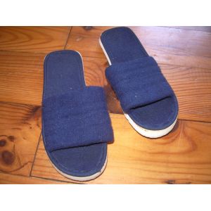 Mules En Éponge Pointure 31 Bleu Marine - Occasion