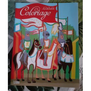 Coloriage "Les Chevaliers" - Avec Contours En Reliefs Pour Ne Pas D&eacute;passer. - Occasion