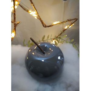 Pomme grise d&eacute;corative - Craquez pour un accessoire &agrave; la fois original et tendance avec la pomme d&eacute;co - Occasion