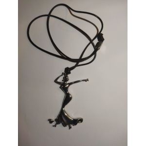 Pendentif Danseuse Acier Inoxydable - Occasion