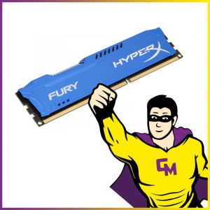 8Go RAM DDR3 HyperX FURY HX318C10F/8 DIMM 1866 Mhz M&eacute;moire PC - Occasion