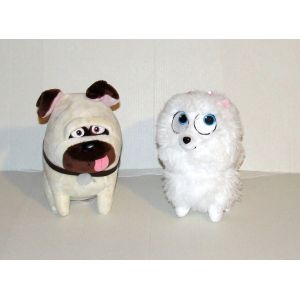 Comme Des Bêtes Lot 2 Peluches Chien Mel Et Gidget Doudou Chien 15 Cm - Occasion