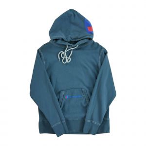 Reconditionné - Sweat À Capuche Champion - Taille M - Femme - Bleu - Occasion