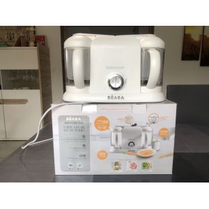B&eacute;aba Robot Cuiseur Babycook&reg; Duo Blanc Tout Robot Cuisine De B&eacute;b&eacute; - Occasion