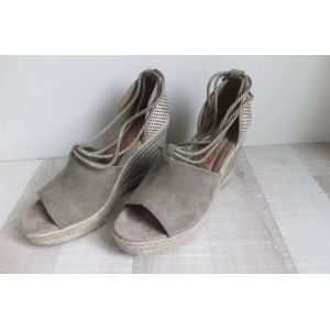 Nu Pied Talon Compens&eacute; Espadrille 39 Gris - Occasion