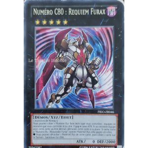 Carte Yu-Gi-Oh : Numéro C80 : Requiem Furax Prio-Fr046 - Occasion