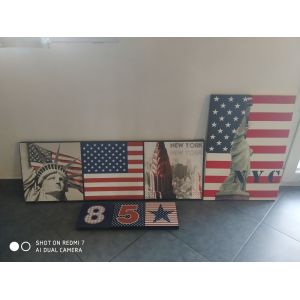 Lot de tableau d&eacute;coratif New York - Occasion