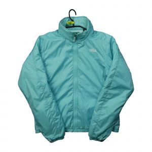 Reconditionné - Blouson The North Face - Taille S - Femme - Turquoise - Occasion