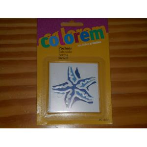 Pochoir En Plastique "Etoile De Mer" - Colorem - Occasion