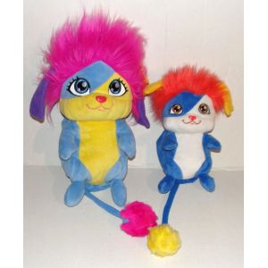 Peluche Popples Bubbles Lot 2 Doudou Lulu Et Izzy Spin Master - Occasion