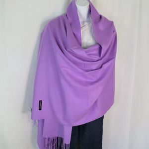 Etole, Châle, Large Écharpe Mauve, Lilas, Cachemire Laine Neuve Top Qualité Cadeau - Occasion
