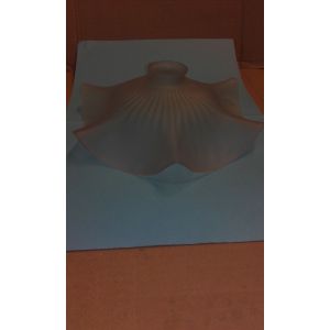 Abat-jour opaline translucide pour suspension - Occasion