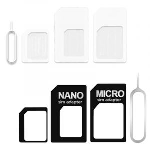 Carte Nano SIM 4 en 1, adaptateur Micro Standard pour iphone, samsung 4G LTE, routeur USB sans fil - Occasion