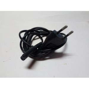 Cordon alimentation chargeur PC prise bipolaire droite lg 1.40 metres - Occasion