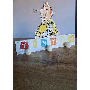Pat&egrave;re En Bois Tintin 3 Boules / Moulinsart - Occasion