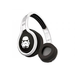 SMS Audio STREET by 50 Star Wars First Edition Storm Trooper - Écouteurs avec micro - sur-oreille - filaire - jack 3,5mm - noir, blanc - Occasion