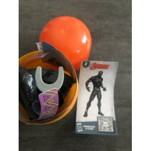 Figurine N°3 Black Panther - La Panthère Noire - T'challa - Marvel Avengers - Maxi Kinder Surprise - 2022 - Occasion