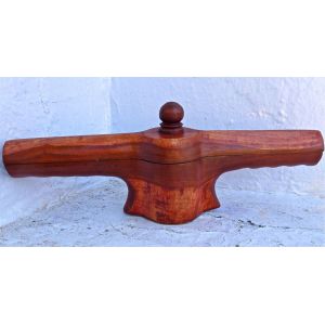 moulina poivre en bois et cuivre croisillon a poivre - Occasion