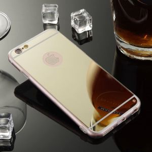 Miroir Coque Iphone 6s Plus 5.5"",Ultra Slim Etui Miroir De Maquillage Coque Cas Couverture Etui Coque En Étui Housse Souple Pour Iphone 6s Plus 5.5"" / 6 Plus 5.5"",Or - Occasion