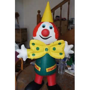 Kiri Le Clown Figurine Gonflable Publicitaire Chocolat Menier Jean Image Ortf 60'S - Occasion