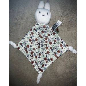 Doudou Lapin Miffy Nijntje Tiami Vintage Flowers Jouet Peluche Soft Toy Baby Bunny - Occasion
