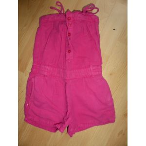 Salopette Zara Combishort Lin 3 Ans Fuchsia - Occasion