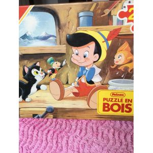 Puzzle En Bois De 20 Pieces Pinocchio - Occasion