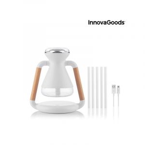 Humidificateur Diffuseur d'Ar&ocirc;mes et Chargeur Sans Fil 3 en 1 Misvolt InnovaGoods - Occasion