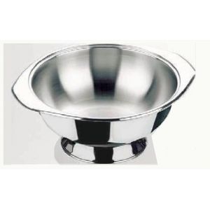 Soupiere A Oreilles Sur Pied En Acier Inoxydable 18/10 Ustensile De Cuisine Sauciere Geante Grand Cul De Poule Inox Materiel Marmite Pro Melanger Battre Petrir Cuisinier Pratique Solide 28 X 15 Cm - Occasion