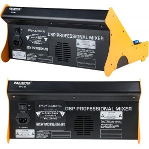 M&eacute;langeur Audio Professionnel 9 Canaux Table de Mixage Audio, Console Son Mixeur Audio DJ Avec 99 Effets DSP Int&eacute;gr&eacute;s Et Alimentation Fant&ocirc;me 48V Partageable Bluetooth ou MP3 avec Interface USB Audio - Occasion