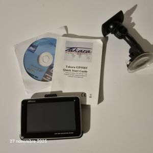 Gps Takara, car Navigator GP55bt avec support ventouse et cd, notice . - Occasion