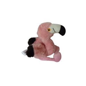 Doudou peluche flamant rose comme neuf Kinder - Occasion